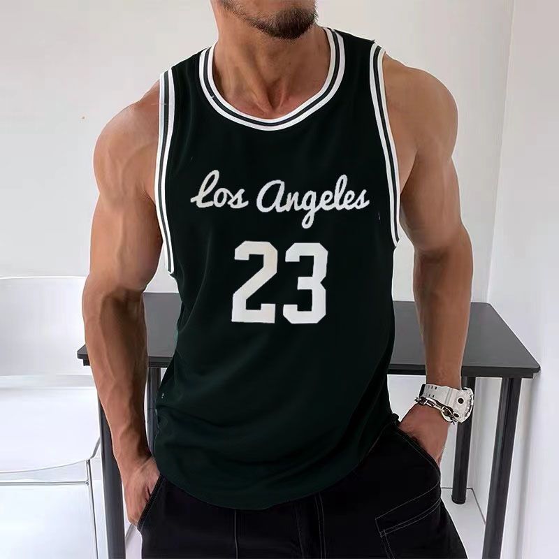 Mesh Quick-drying Sports Trendy Retro Jersey Men