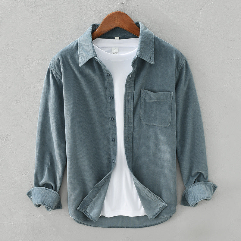 Men's Retro Corduroy Shirt