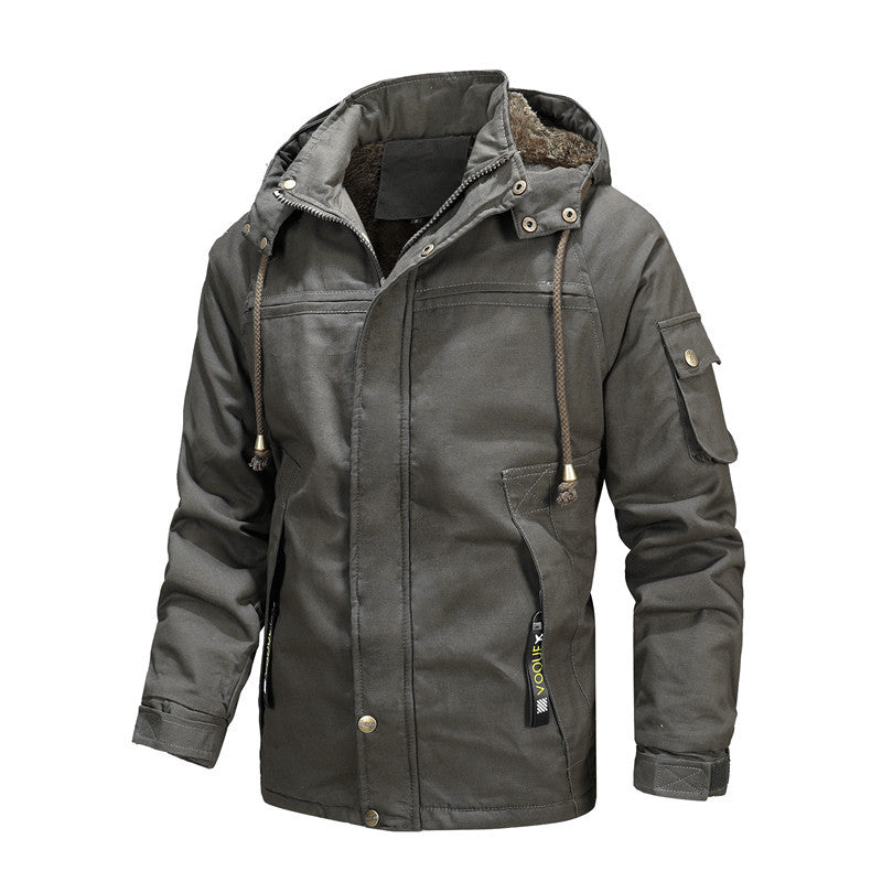 Men's Leisure Washed-out Jacket Coat