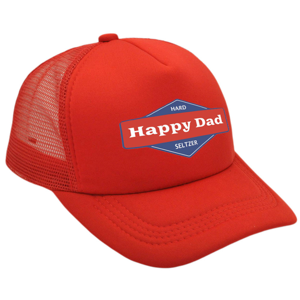 Happy Dad Baseball Summer Hat