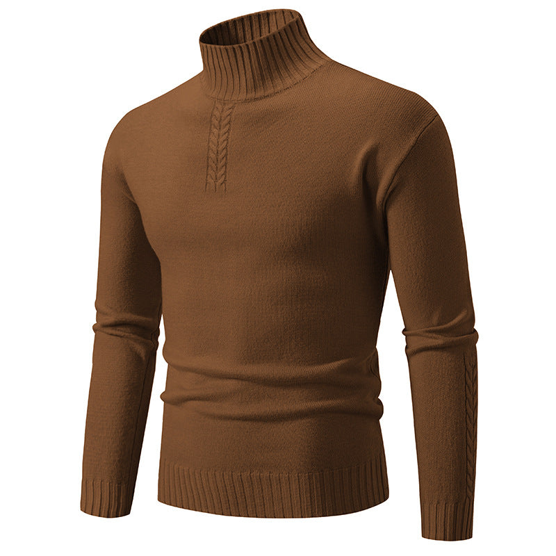 Men's Casual Slim-fit turtleneck sweater