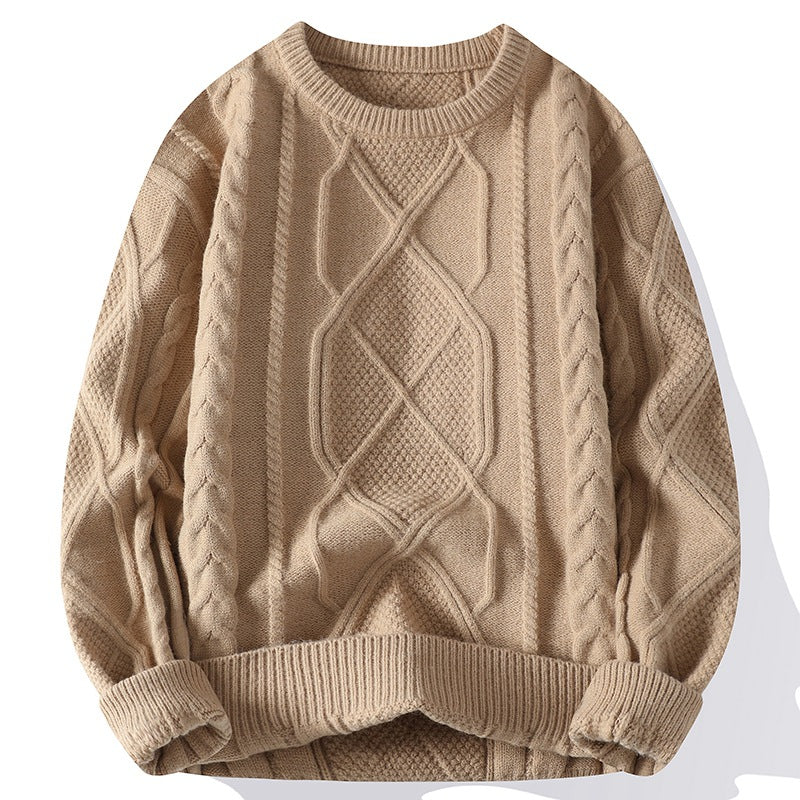 Maglione da uomo in maglia a pullover autunnale e invernale