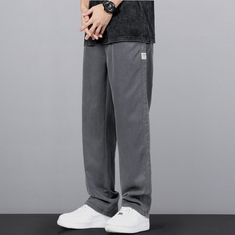 Men's Denim Loose Straight Trousers