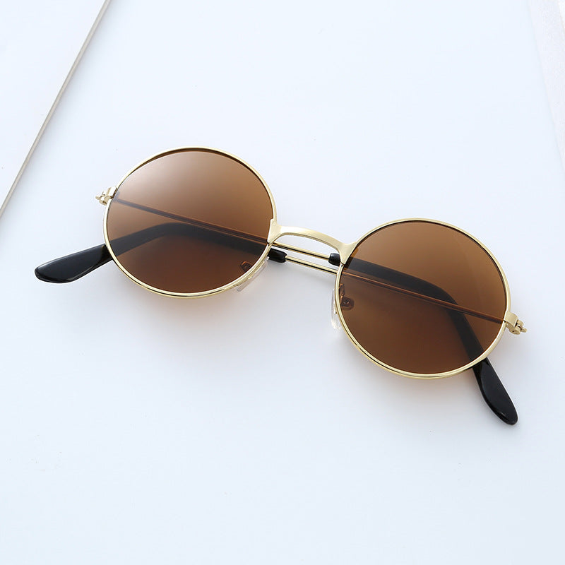 Men's Fashion Casual Color Round Sunglasses