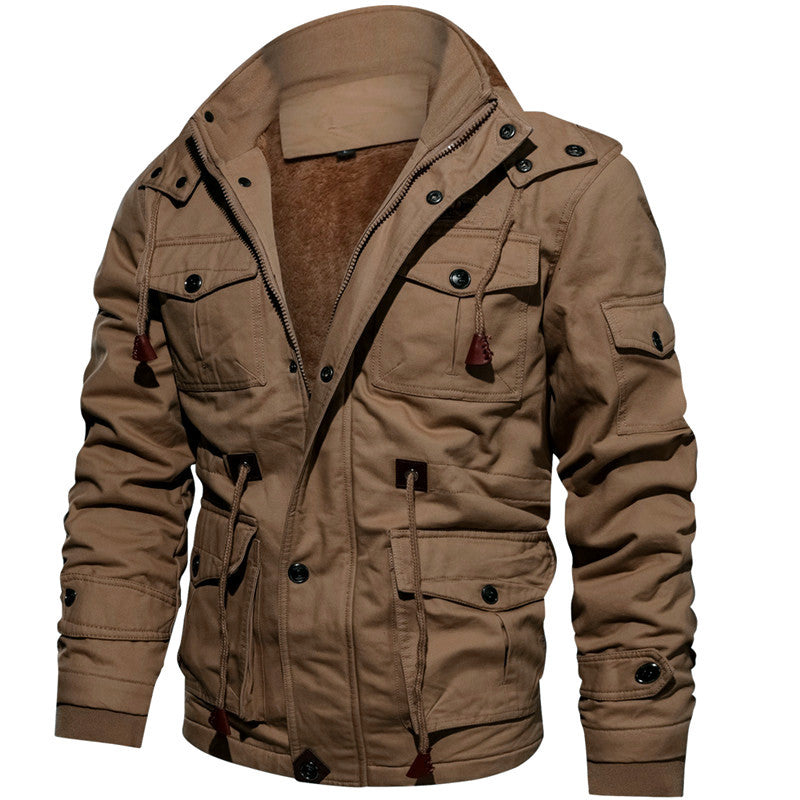 Men's Leisure Washed-out Coat