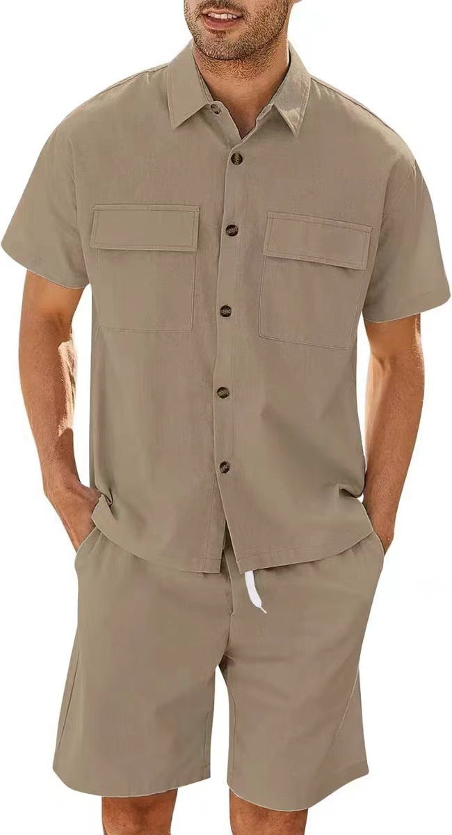 Sports And Leisure Suit Men's Short Sleeve Suit