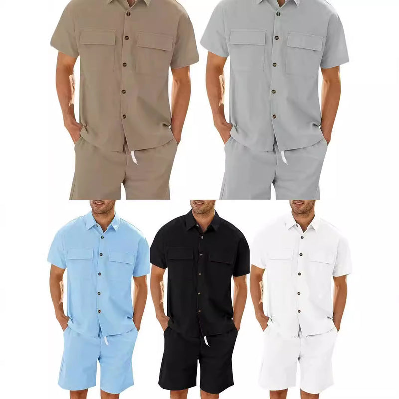 Sports And Leisure Suit Men's Short Sleeve Suit