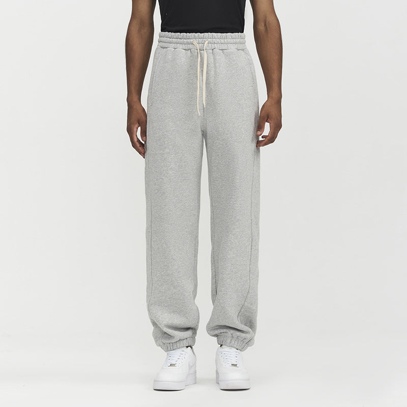 Autumn And Winter Velvet Sweatpants Men