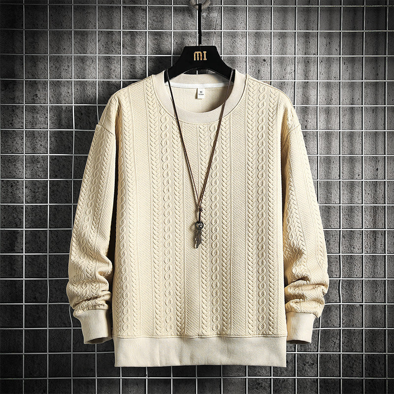 Loose Crew Neck Casual Sweatshirt