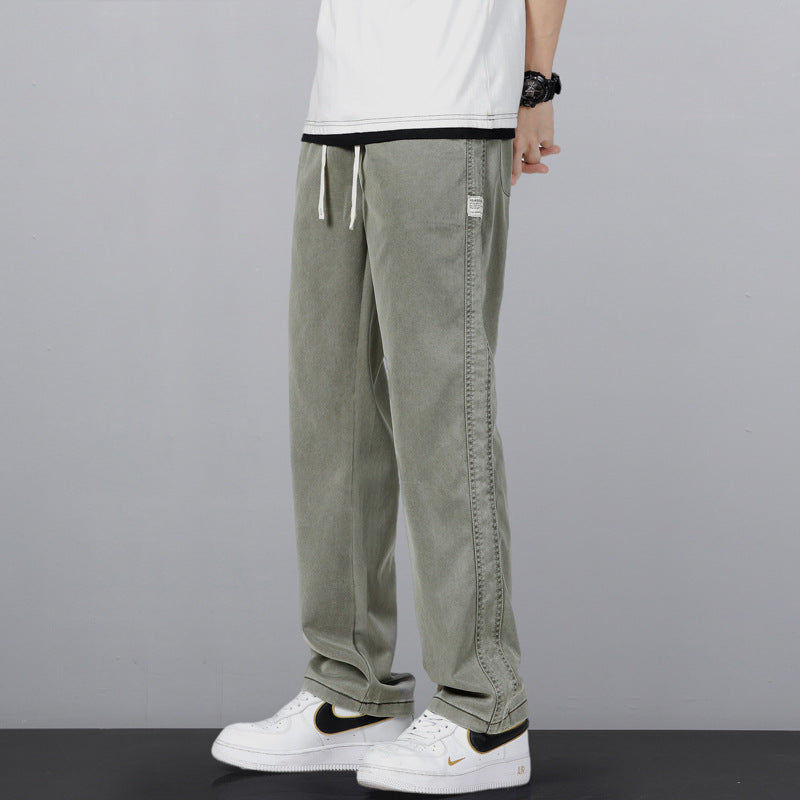 Men's Denim Loose Straight Trousers