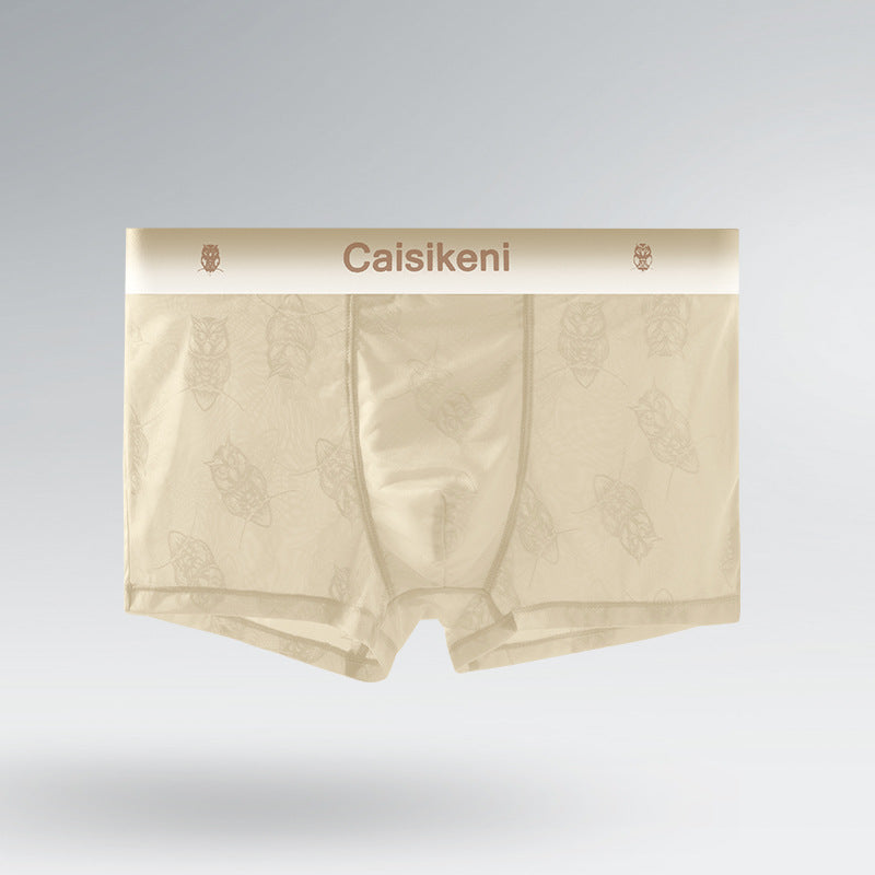 Summer Ice Silk Ultra-thin Breathable Mesh Boxers