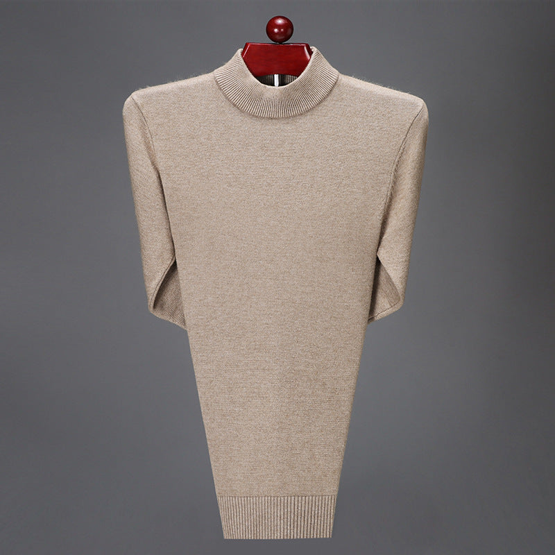 Men's Casual Mock Neck Sweater