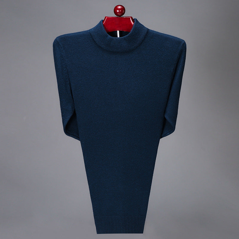 Men's Casual Mock Neck Sweater