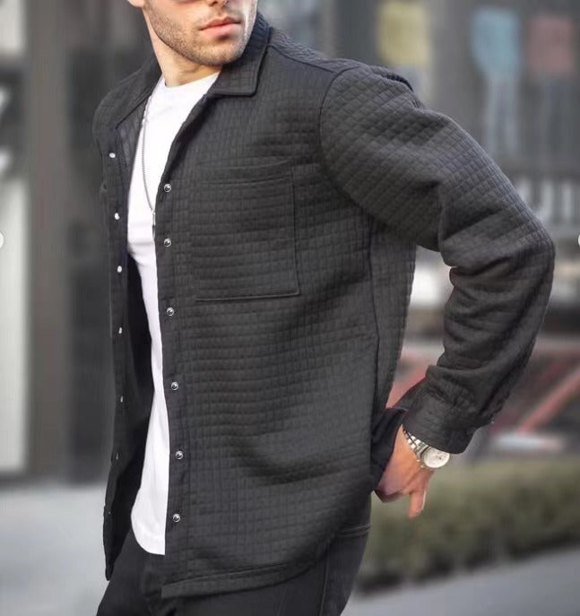 Men's Casual Large Size Long Sleeve Jacket