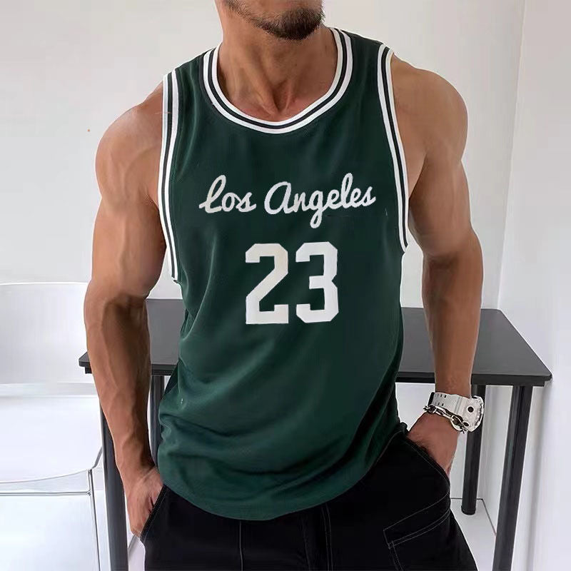 Mesh Quick-drying Sports Trendy Retro Jersey Men