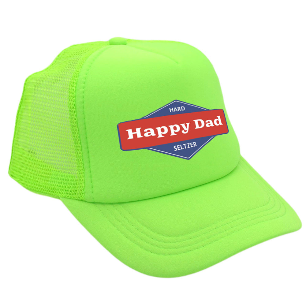 Happy Dad Baseball Summer Hat