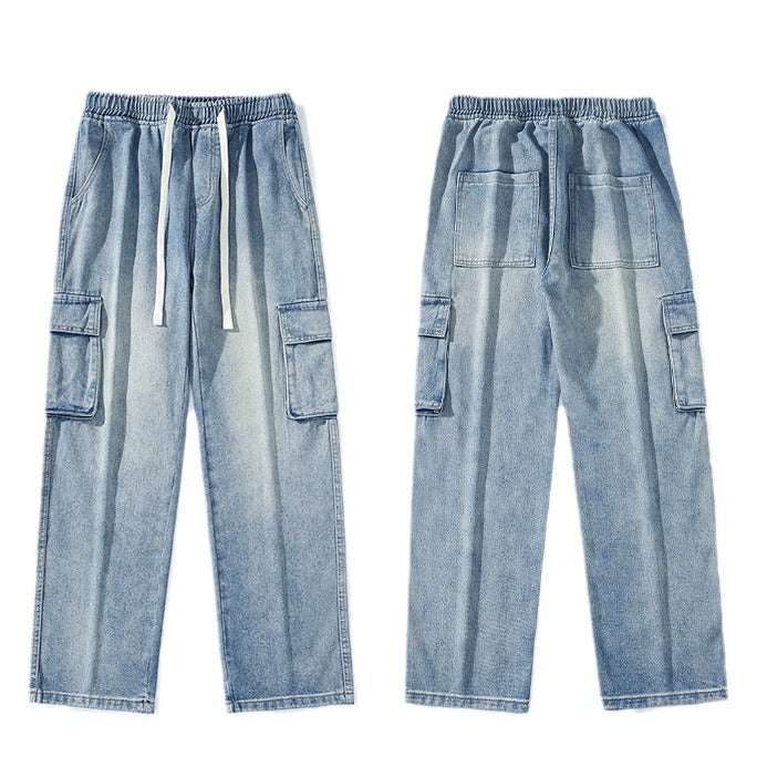Men's American Retro Workwear Jeans