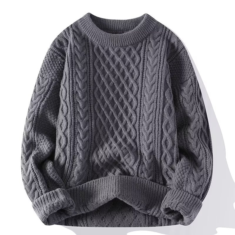 Maglione girocollo casual da uomo autunno e inverno