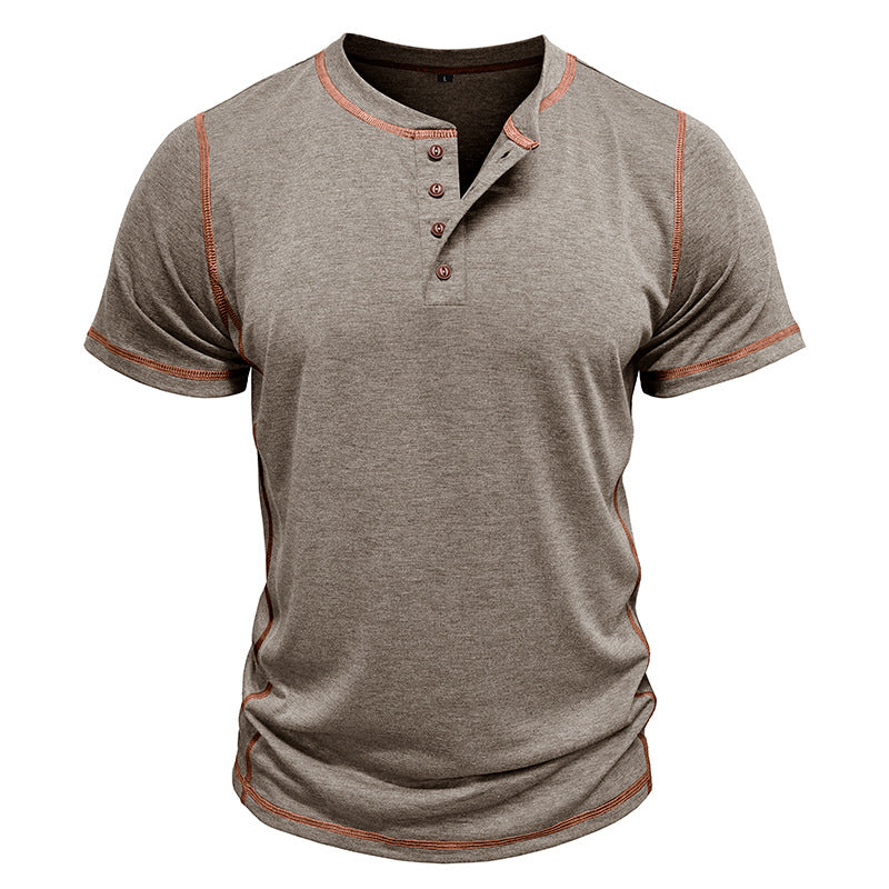 Short Sleeve Men's Round Neck T-shirt