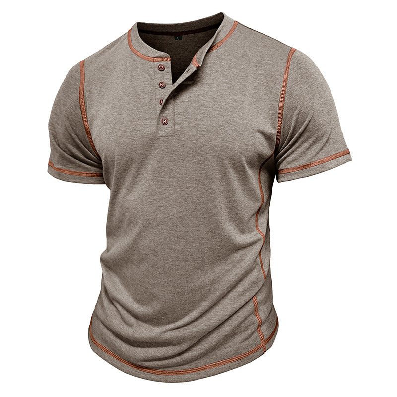 Short Sleeve Men's Round Neck T-shirt