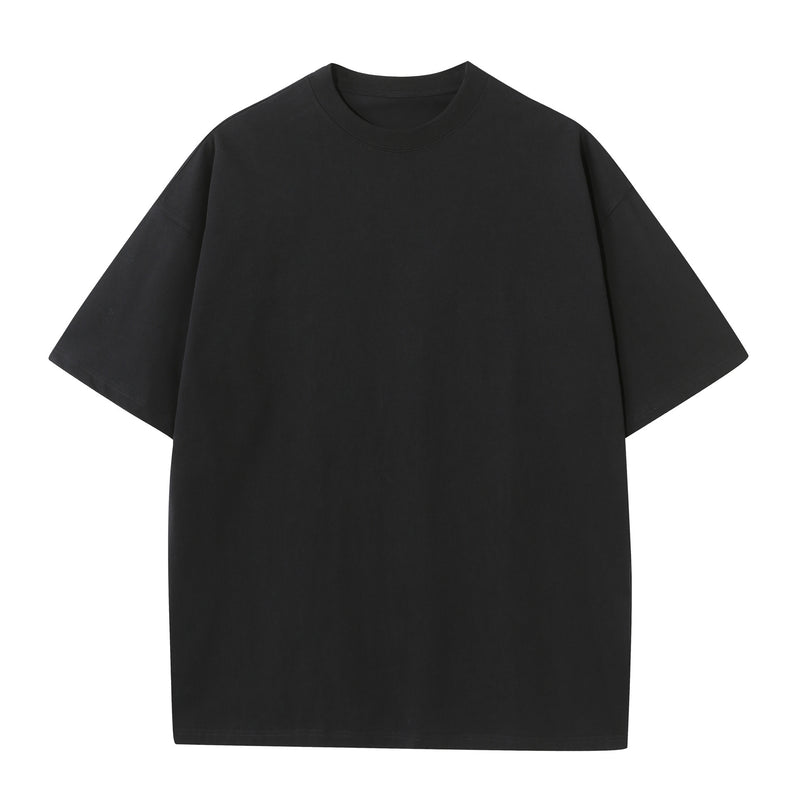 Men's Cotton Short Sleeve Round Neck Loose T-shirt