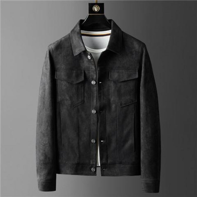 Autumn Men's Spring High-grade Texture Light Luxury Jacket