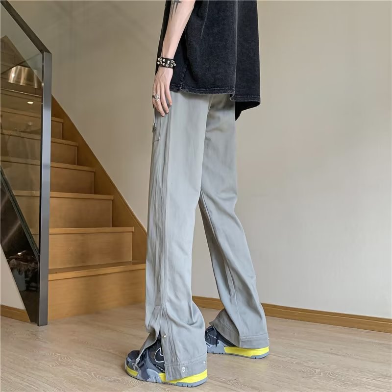 Mid-waist Casual Loose Trousers