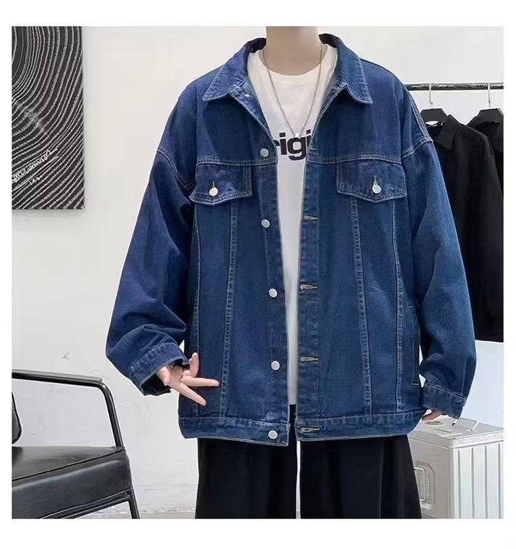 Ins Autumn Loose-fitting Denim Jacket