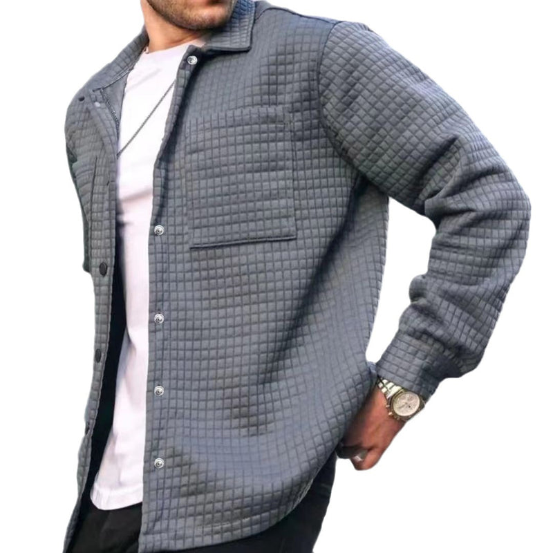 Men's Casual Large Size Long Sleeve Jacket