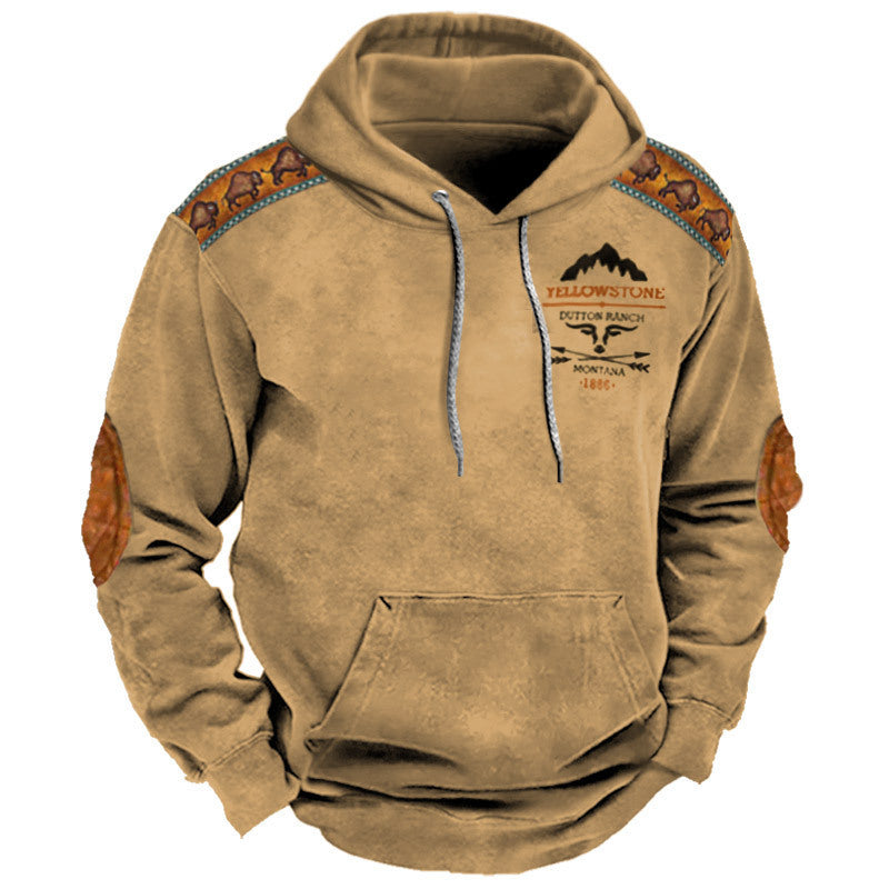 Digital Printing Men's Street Hoodie