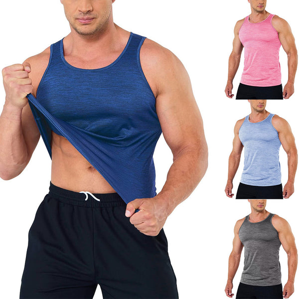 Sports Leisure Cationic Solid Color Quick-drying Vest