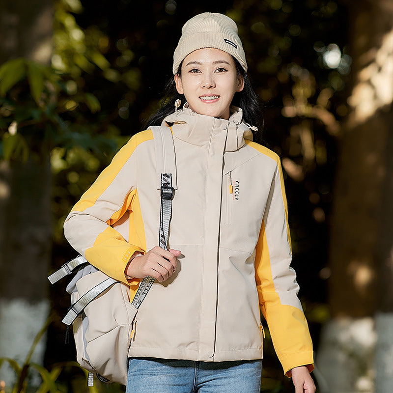 Three-in-one Removable Windproof Waterproof Jacket