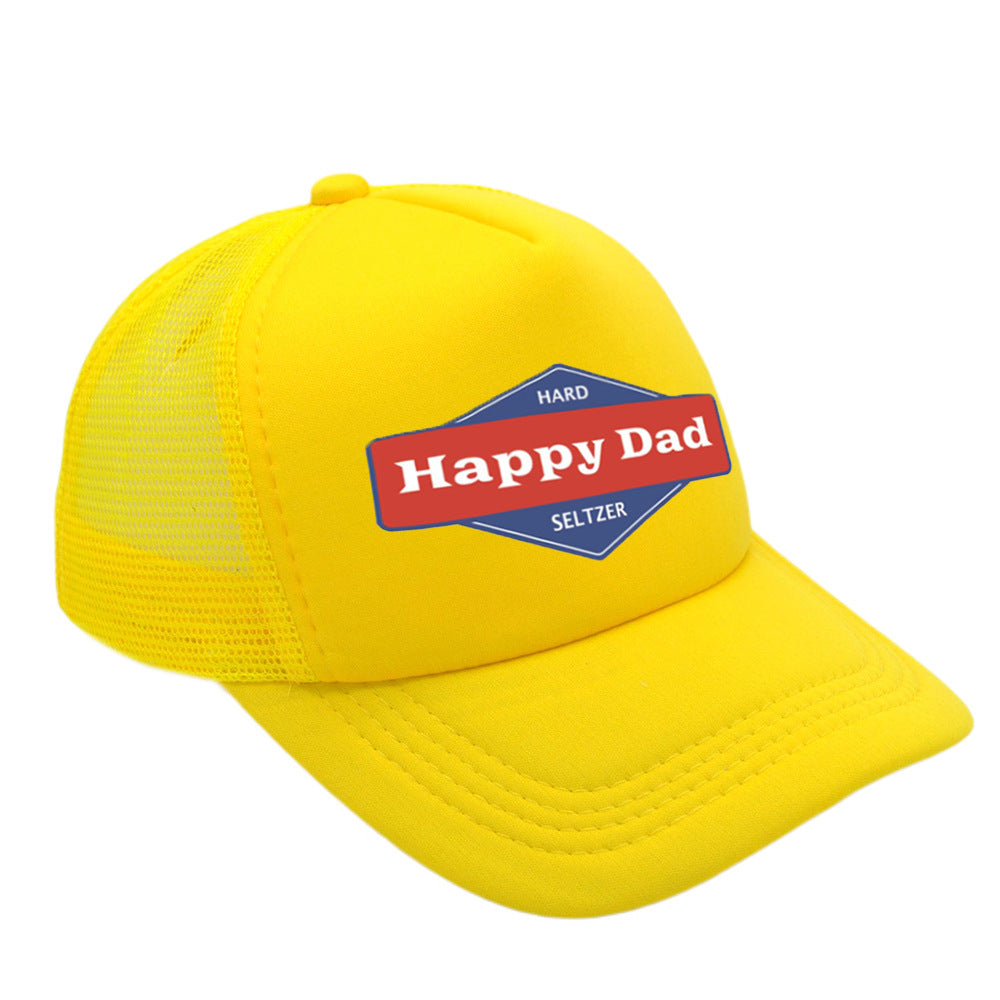 Happy Dad Baseball Summer Hat