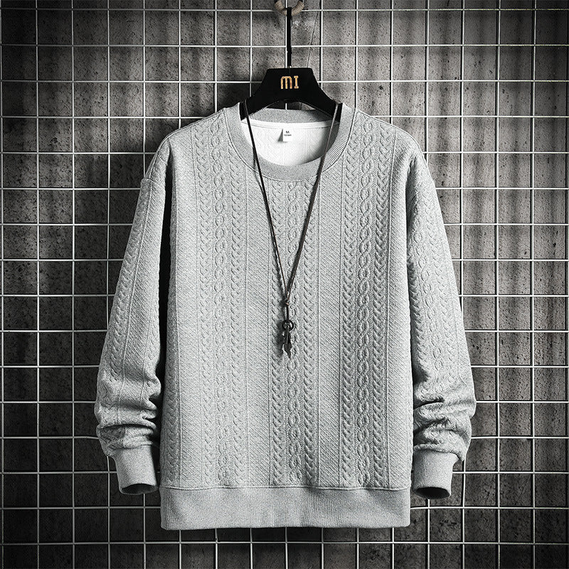 Loose Crew Neck Casual Sweatshirt