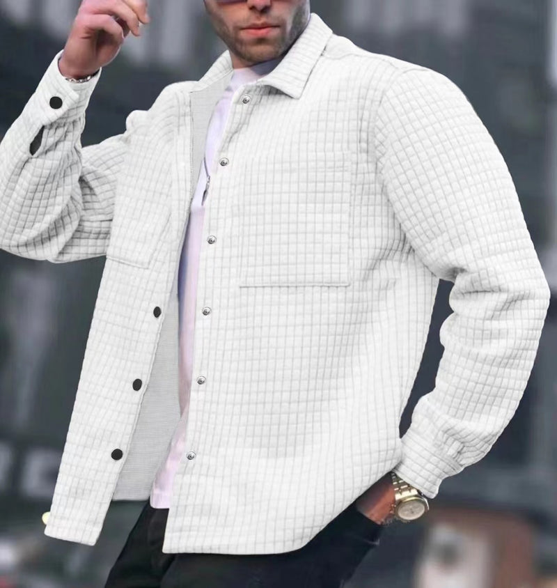 Men's Casual Large Size Long Sleeve Jacket