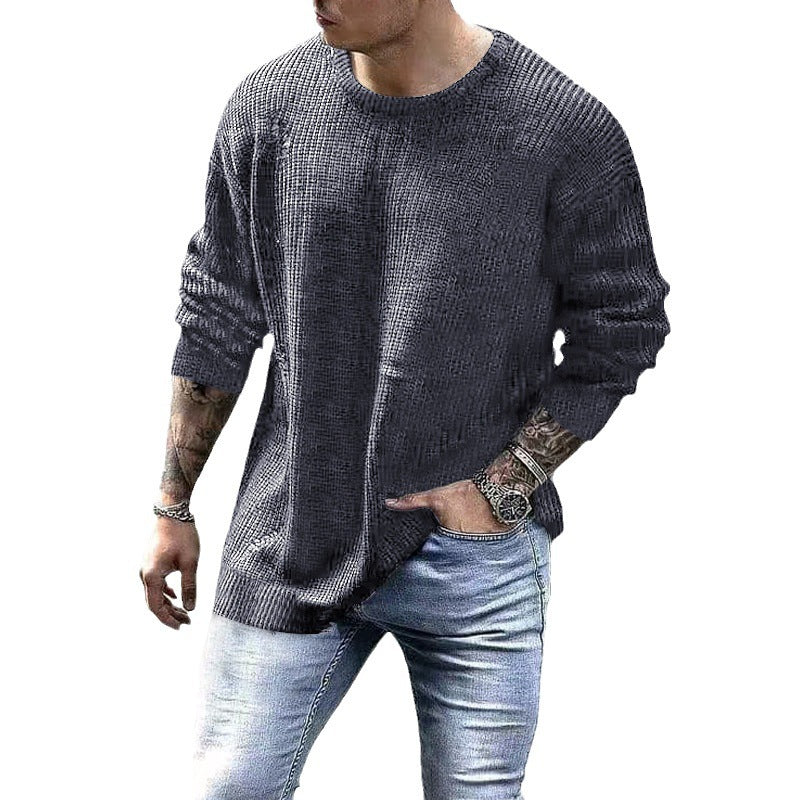 Men's Fashionable Knitted Pullover sweater