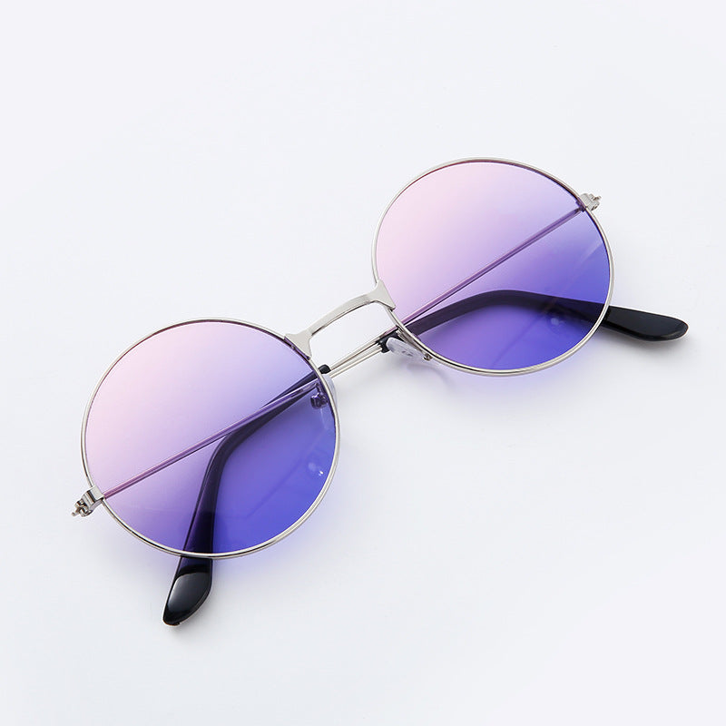 Men's Fashion Casual Color Round Sunglasses