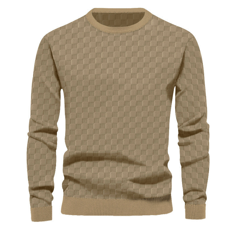 Maglione girocollo casual a maniche lunghe