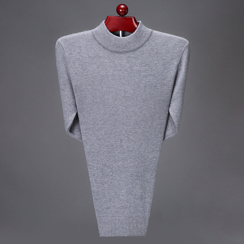 Men's Casual Mock Neck Sweater