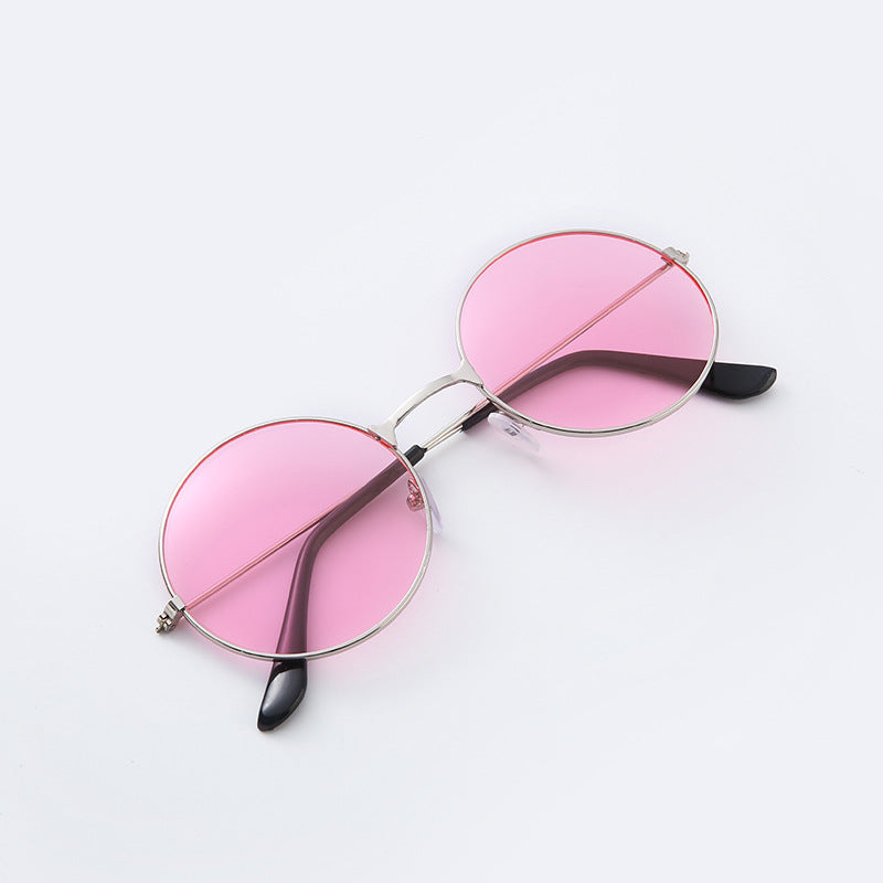 Men's Fashion Casual Color Round Sunglasses