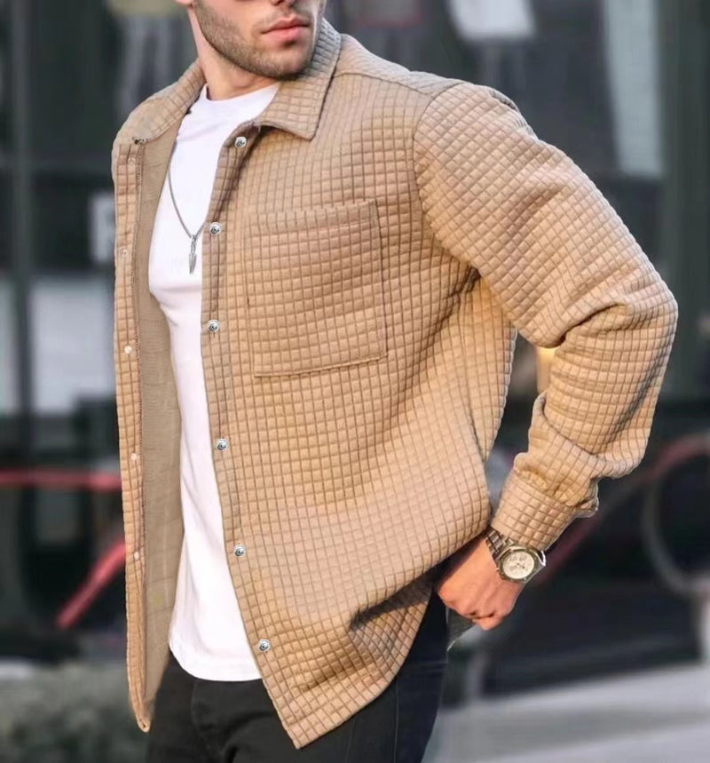 Men's Casual Large Size Long Sleeve Jacket