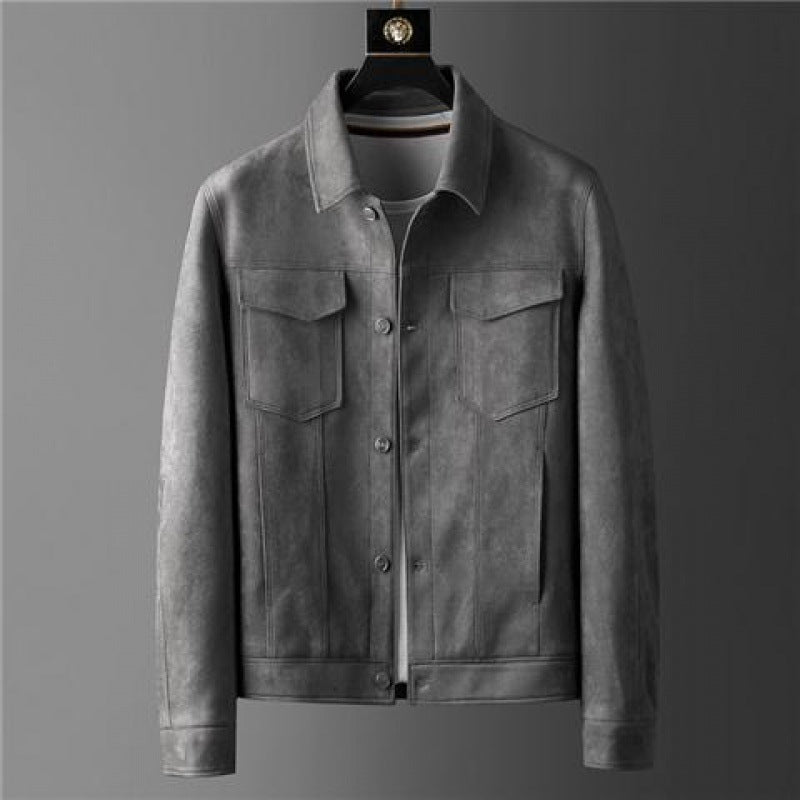 Autumn Men's Spring High-grade Texture Light Luxury Jacket