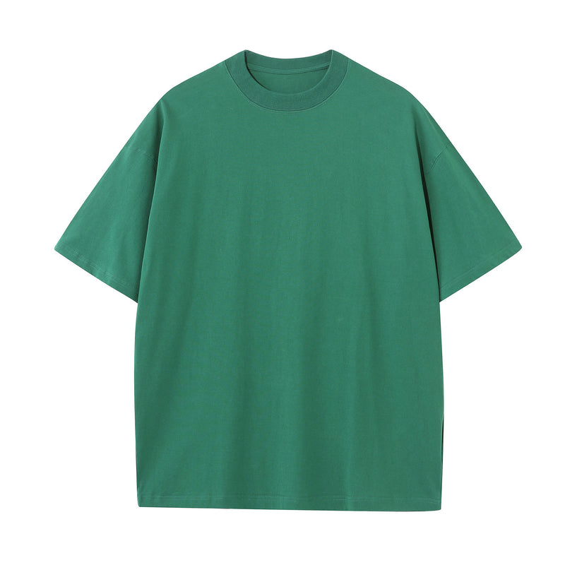 Men's Cotton Short Sleeve Round Neck Loose T-shirt