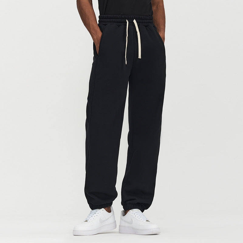 Autumn And Winter Velvet Sweatpants Men