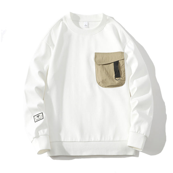 Pocket Bottoming Long Sleeve T-shirt