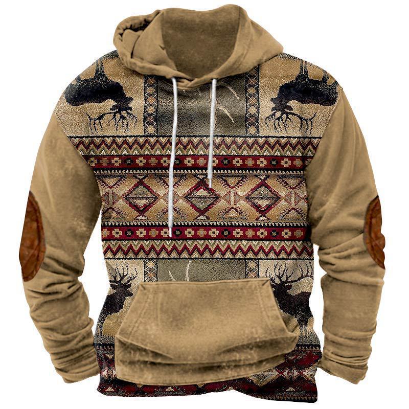 Digital Printing Men's Street Hoodie