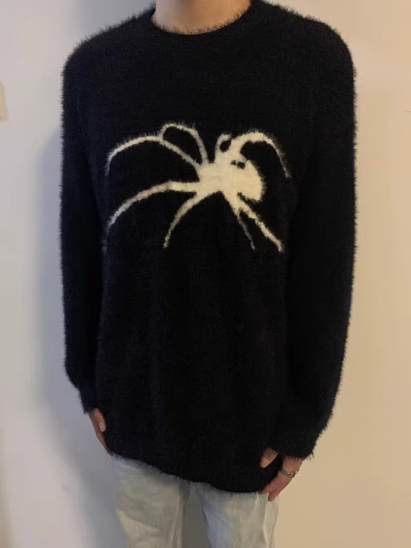 Maglione di design speciale di alta qualità e sciolto Spider