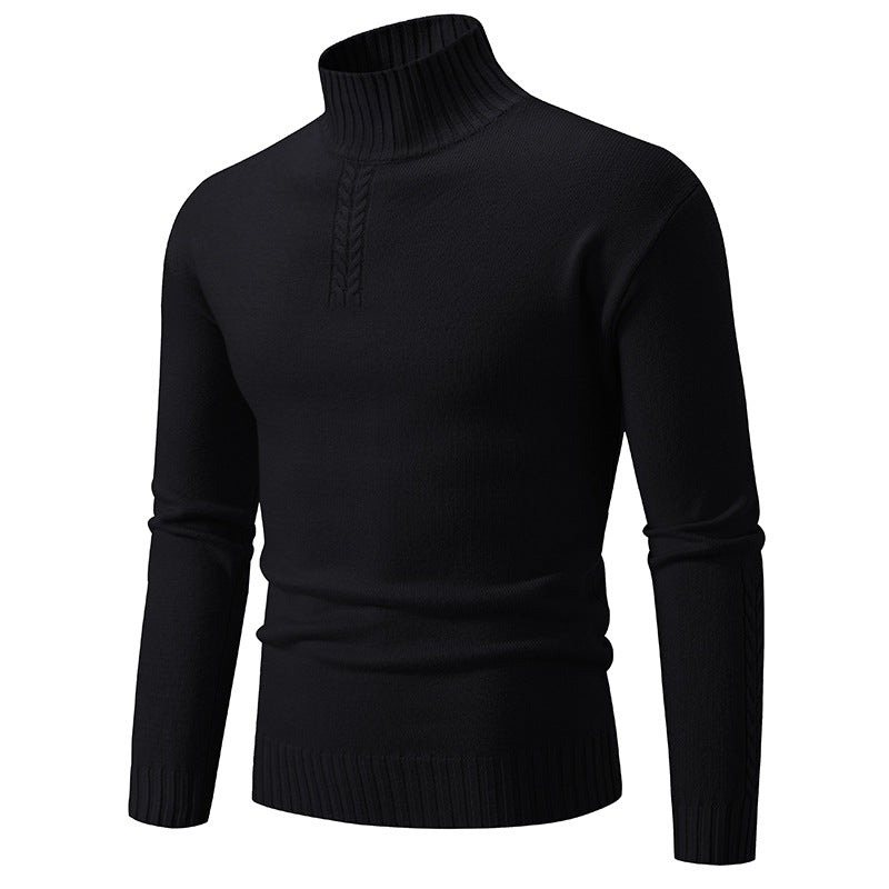 Men's Casual Slim-fit turtleneck sweater