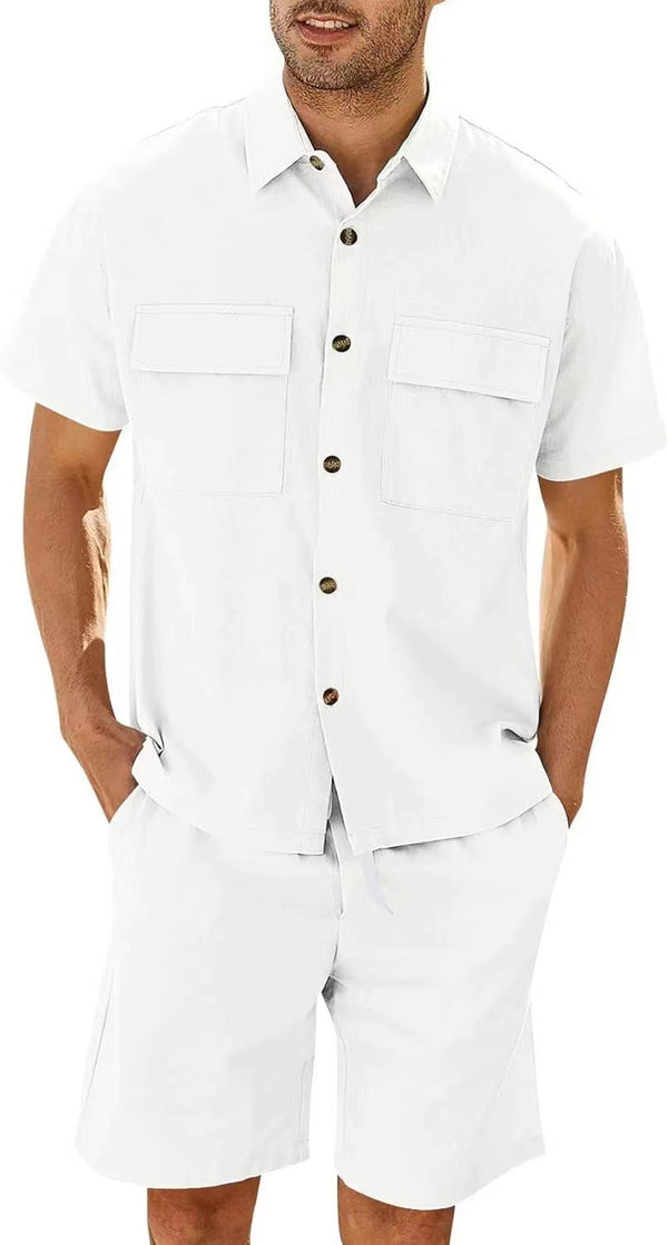 Sports And Leisure Suit Men's Short Sleeve Suit