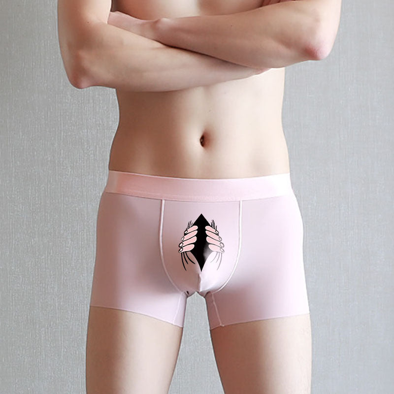 Summer Ice Silk Creative Men's Underwear